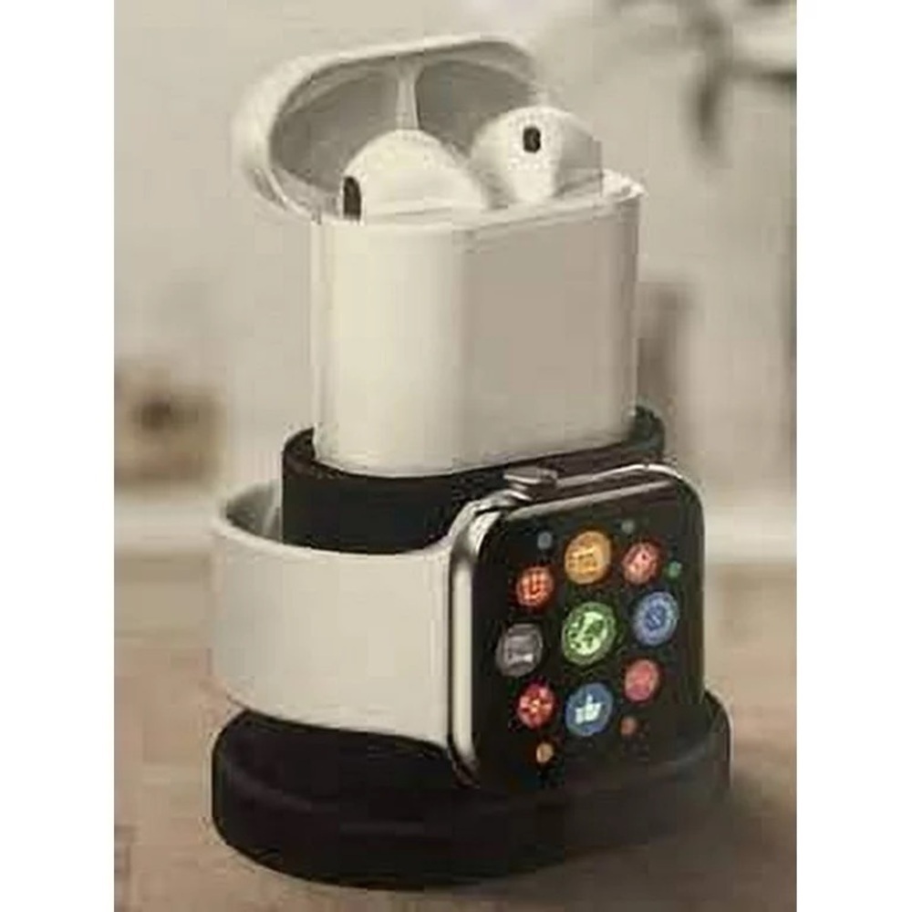 New in Box Vibe Essentials Stand for Apple Watch & AirPods - Blue